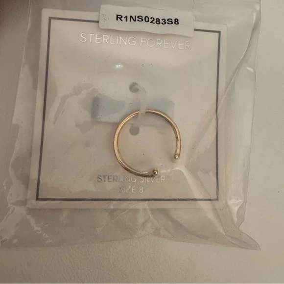 Sterling Forever 925 silver parallel bar ring - Picture 3 of 8